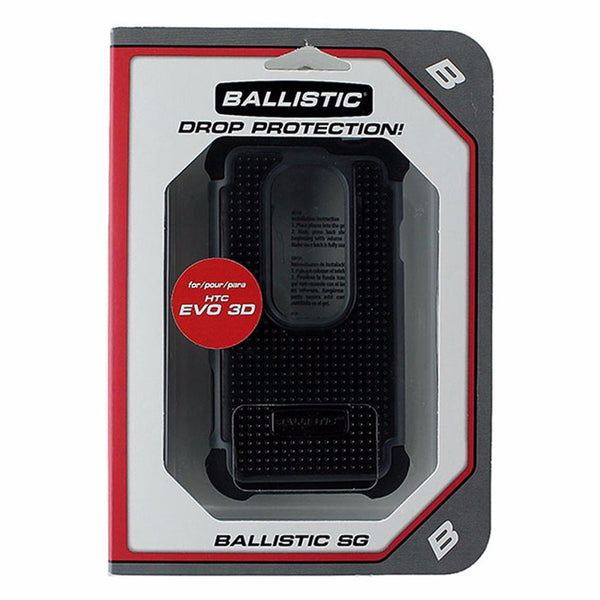 Ballistic Shell and Gel Protection Case for HTC Evo 3D - Dark Gray / Black - Ballistic - Simple Cell Shop, Free shipping from Maryland!