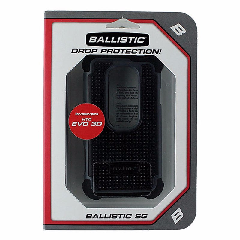 Ballistic Shell and Gel Protection Case for HTC Evo 3D - Dark Gray / Black - Ballistic - Simple Cell Shop, Free shipping from Maryland!