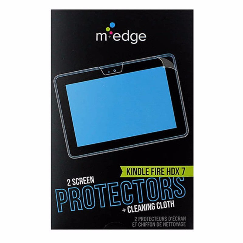 M-Edge Screen Protector 2 Pack for Amazon Kindle Fire HDX 7-inch - Clear - M-Edge - Simple Cell Shop, Free shipping from Maryland!