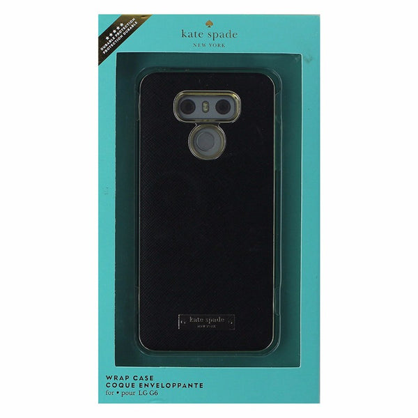 Kate Spade New York Wrap Series Hardshell Case for LG G6 - Saffiano Black/Gold - Kate Spade - Simple Cell Shop, Free shipping from Maryland!