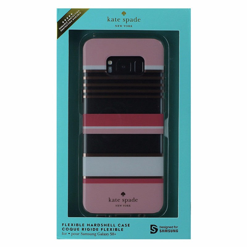 Kate Spade NY Hybrid Case for Samsung Galaxy S8+ (Plus) - Clear/Pink Stripes - Kate Spade - Simple Cell Shop, Free shipping from Maryland!