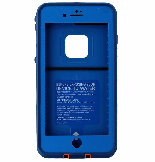 LifeProof FRE Waterproof  Case Cover Scratch Protector iPhone 7 Plus 5.5in Blue