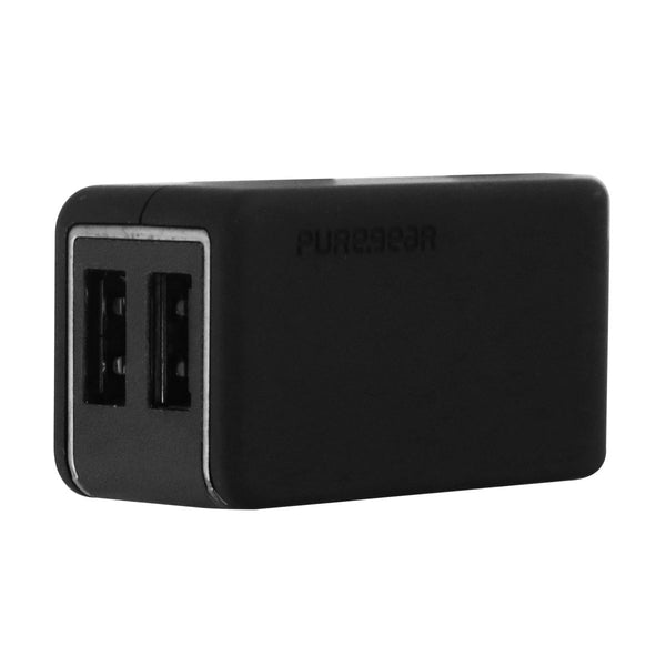PureGear ( 60117PG ) 2.4A 12W Travel Adapter for USB Devices - Black - PureGear - Simple Cell Shop, Free shipping from Maryland!