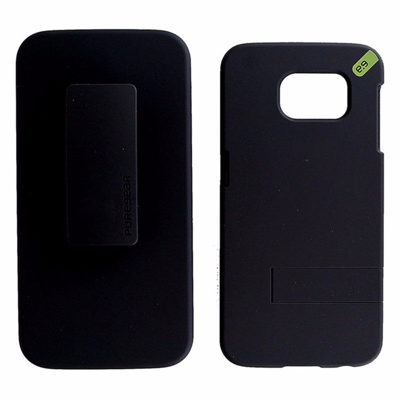 PureGear HIP+ Series Hard Case with Holster for Samsung Galaxy S6 - Black/Green - PureGear - Simple Cell Shop, Free shipping from Maryland!