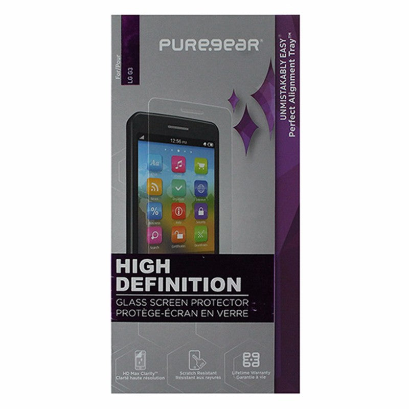 PureGear High Definition Tempered Glass Screen Protector for LG G3 - Clear - PureGear - Simple Cell Shop, Free shipping from Maryland!