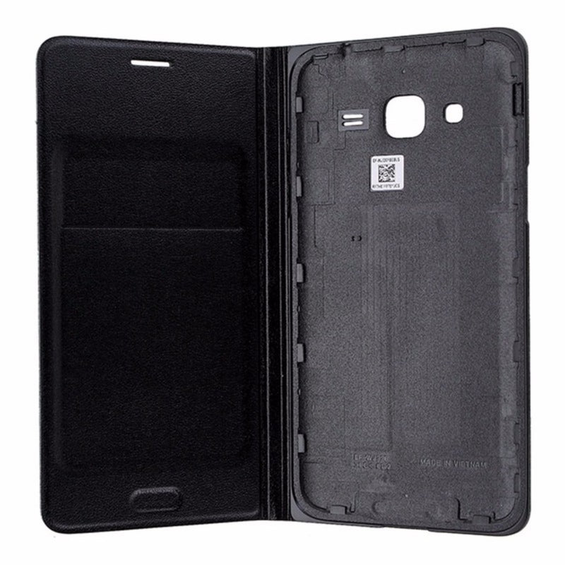 Samsung Wallet Flip Cover for Samsung Galaxy J3 (6) - Black Leather - Samsung - Simple Cell Shop, Free shipping from Maryland!
