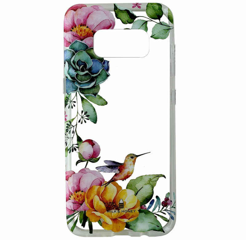 Milk And Honey Case for Samsung Galaxy S8 - Clear/Floral/Humming Bird - Milk & Honey - Simple Cell Shop, Free shipping from Maryland!