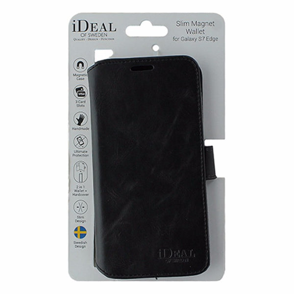 iDeal of Sweden Wallet Case with Detachable Shell for Galaxy S7 Edge - Black - iDeal Of Sweden - Simple Cell Shop, Free shipping from Maryland!