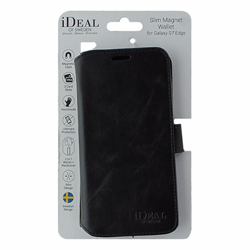 iDeal of Sweden Wallet Case with Detachable Shell for Galaxy S7 Edge - Black - iDeal Of Sweden - Simple Cell Shop, Free shipping from Maryland!