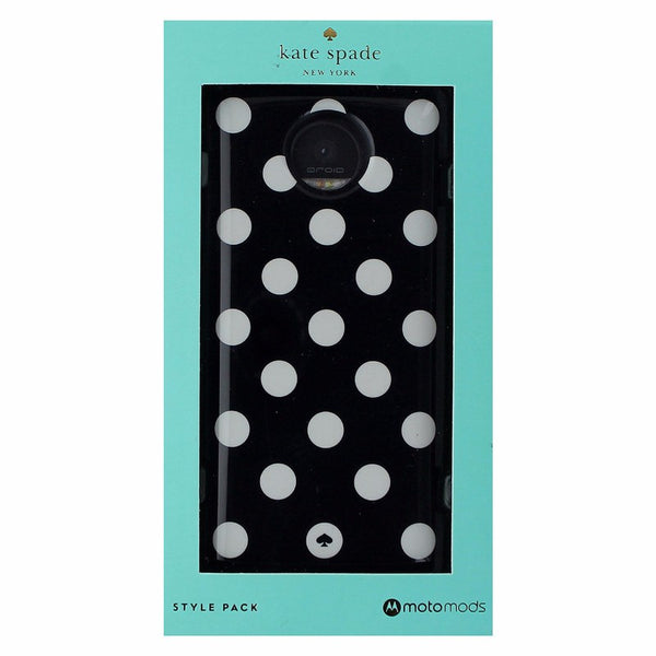 Kate Spade Style Pack Mod for Motorola Moto Z / Moto Z Force - Black/White Dots - Kate Spade - Simple Cell Shop, Free shipping from Maryland!
