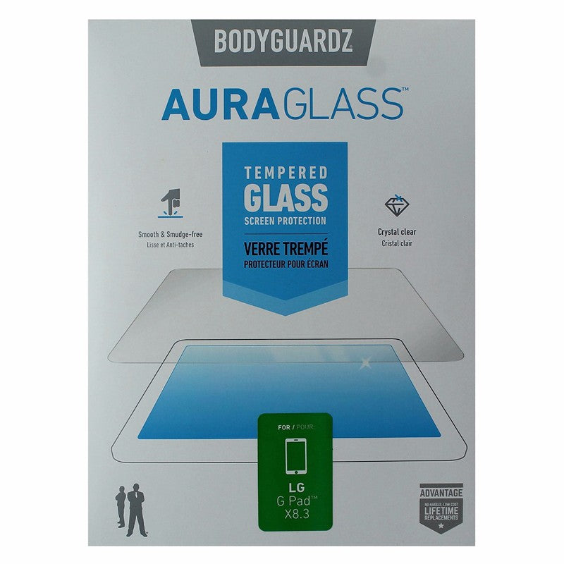BodyGuardz AuraGlass Tempered Glass Screen Protector for LG G Pad X8.3 - Clear - BODYGUARDZ - Simple Cell Shop, Free shipping from Maryland!