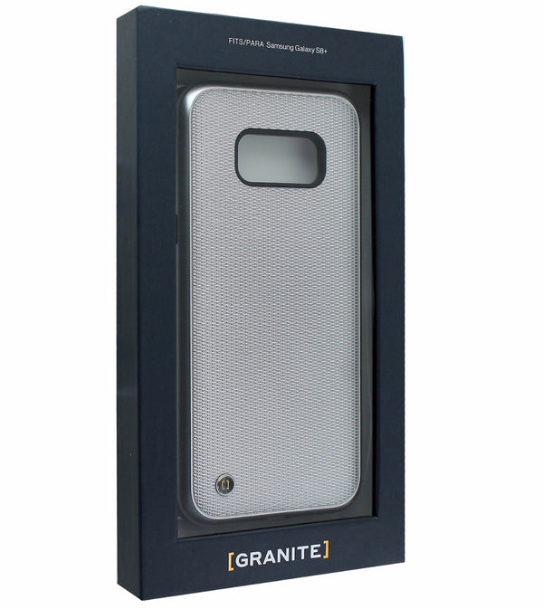 Granite Chain Veil Hybrid Case for Samsung Galaxy S8+ (Plus) - Silver - Granite - Simple Cell Shop, Free shipping from Maryland!