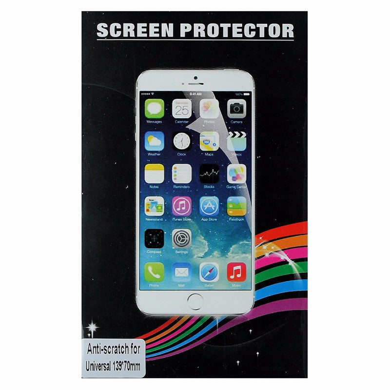 Universal Screen Protector for Smartphones (5.5 x 2.75-inch) 139x70 - Clear - Unbranded - Simple Cell Shop, Free shipping from Maryland!