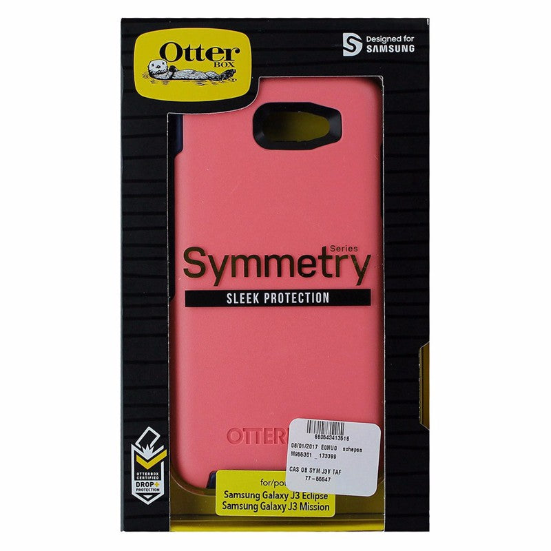 OtterBox Symmetry Series Case for Samsung Galaxy J3 - Pink /Dark Blue - OtterBox - Simple Cell Shop, Free shipping from Maryland!