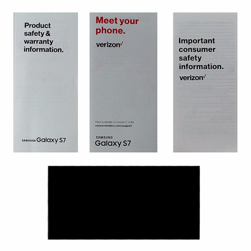 OEM Verizon Samsung Galaxy S7 Manual / Consumer Info / Product Safety Info - Verizon - Simple Cell Shop, Free shipping from Maryland!