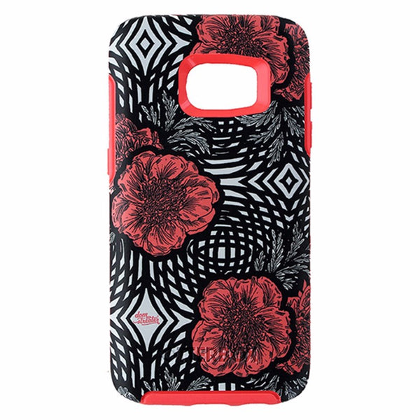 OtterBox Symmetry Series Hybrid Case for Samsung Galaxy S7 - Black/ Pink Flowers - OtterBox - Simple Cell Shop, Free shipping from Maryland!