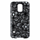 M-Edge Echo Hybrid Case Cover for Samsung Galaxy S5 - Black / White Flowers - M-Edge - Simple Cell Shop, Free shipping from Maryland!
