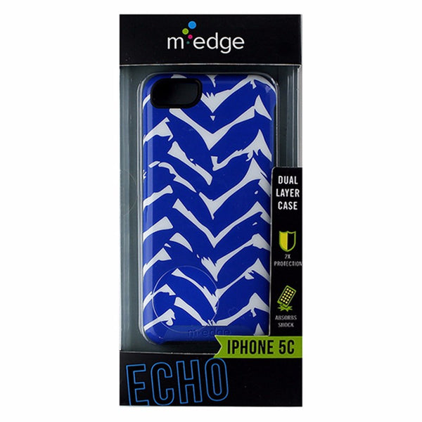 M-Edge Echo Series Hybrid Case for Apple iPhone 5C - Blue / White - M-Edge - Simple Cell Shop, Free shipping from Maryland!