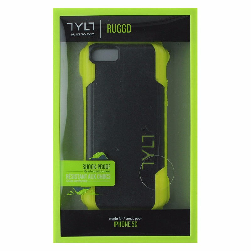 TYLT RUGGD Series Case for Apple iPhone 5C - Lime Yellow/Black - TYLT - Simple Cell Shop, Free shipping from Maryland!