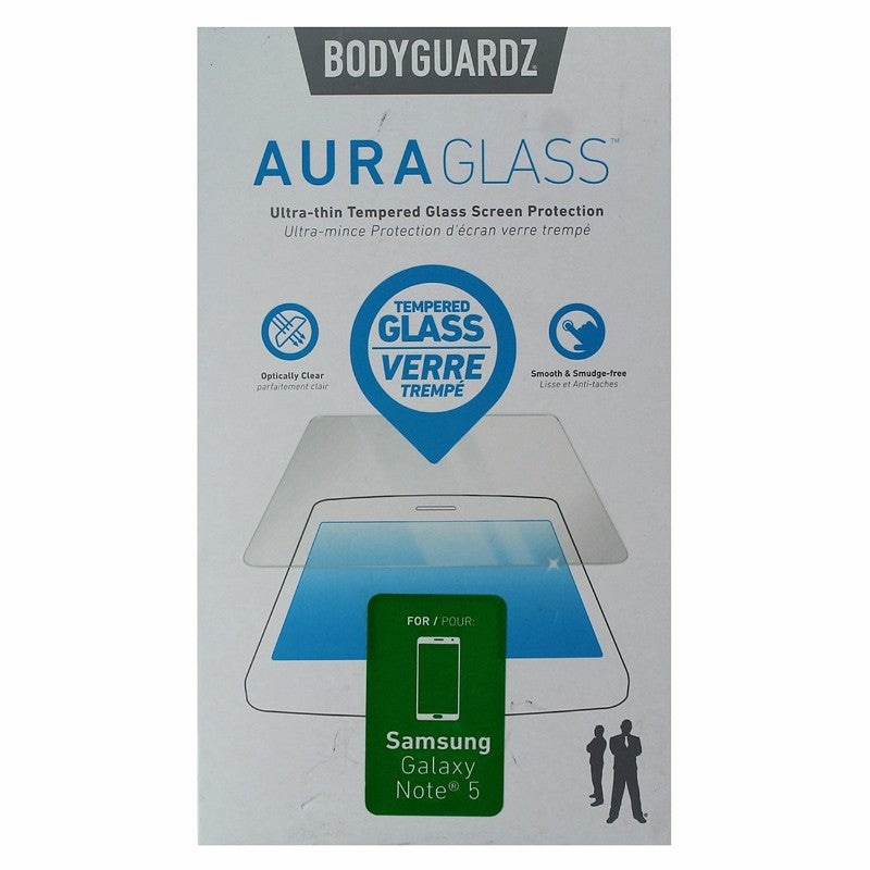 BodyGuardz AuraGlass Tempered Glass Screen Protector Samsung Galaxy Note 5-Clear - BODYGUARDZ - Simple Cell Shop, Free shipping from Maryland!