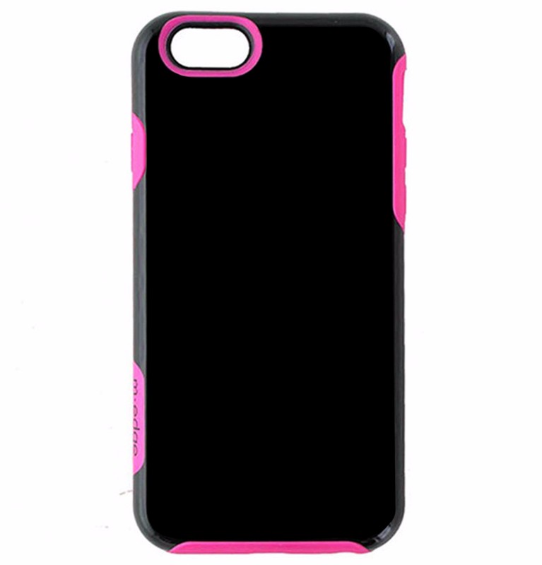 M-Edge Echo Series Hybrid Case for Apple iPhone 6/6s - Glossy Black / Pink - M-Edge - Simple Cell Shop, Free shipping from Maryland!