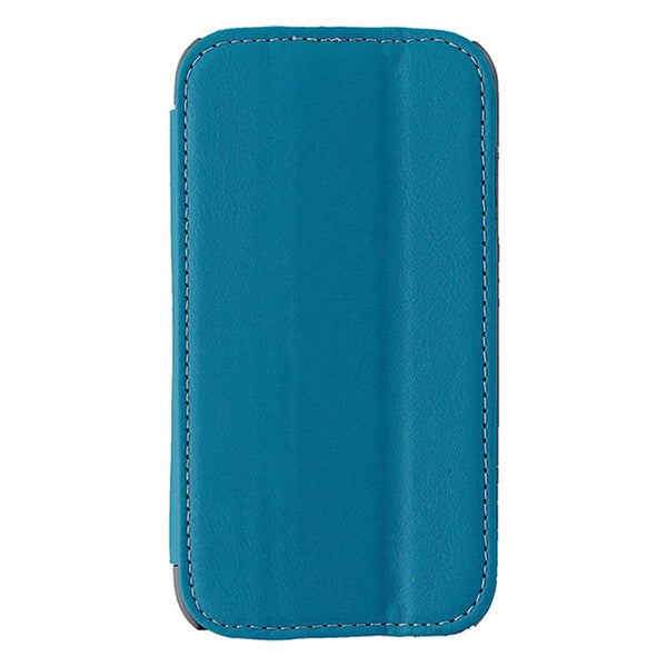 Reiko Leather Folio Flip Case for Samsung Galaxy S4 - Blue / Gray - Reiko - Simple Cell Shop, Free shipping from Maryland!