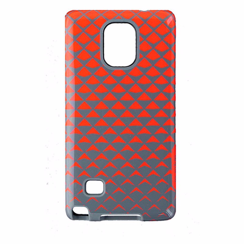 M-Edge Echo Series Hybrid Case for Samsung Galaxy Note4 - Orange / Gray - M-Edge - Simple Cell Shop, Free shipping from Maryland!