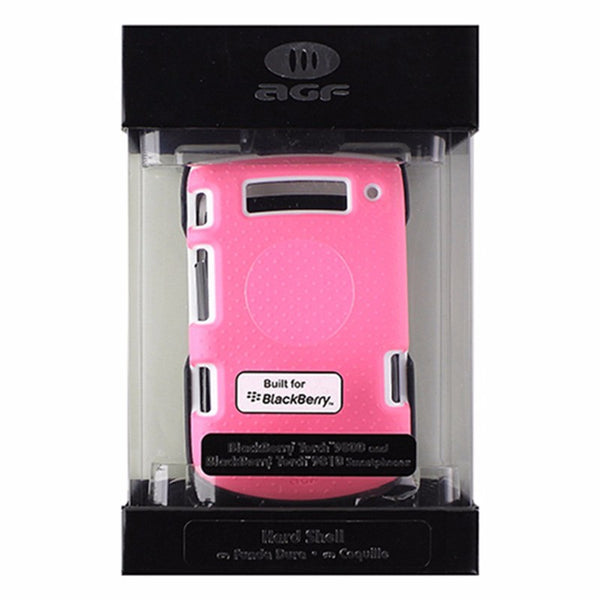 AGF 2 Piece Shell Case and Holster for BlackBerry Torch 9800/9810 - Pink / White - Ballistic - Simple Cell Shop, Free shipping from Maryland!