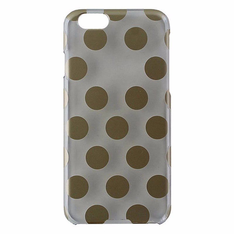 Agent18 Slimshield Case for iPhone 6s and iPhone 6 - Clear / Gold Polka Dots - Agent18 - Simple Cell Shop, Free shipping from Maryland!