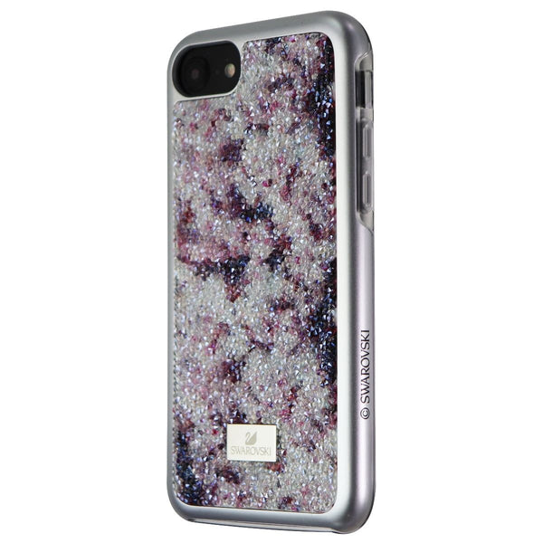 Swarovski Glam Rock Case for Apple iPhone 8 / 7 - Silver / Purple and Clear Gems - Swarovski - Simple Cell Shop, Free shipping from Maryland!