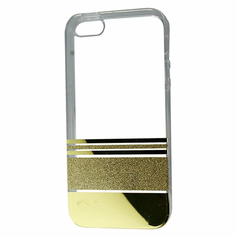 Incipio Design Series Hybrid Case for iPhone SE / 5s / 5 - Clear / Gold Stripe - Incipio - Simple Cell Shop, Free shipping from Maryland!