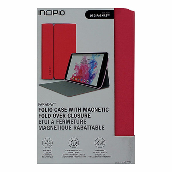 Incipio Faraday Folio Case for LG G Pad X8.3 - Pink / Gray - Incipio - Simple Cell Shop, Free shipping from Maryland!