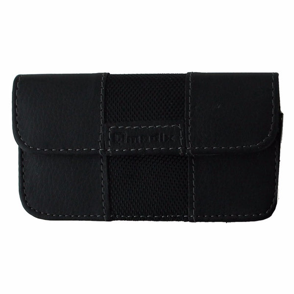 Qmadix Horizontal Deluxe Small Pouch with Magnetic Flap and Belt Clip - Black - Qmadix - Simple Cell Shop, Free shipping from Maryland!