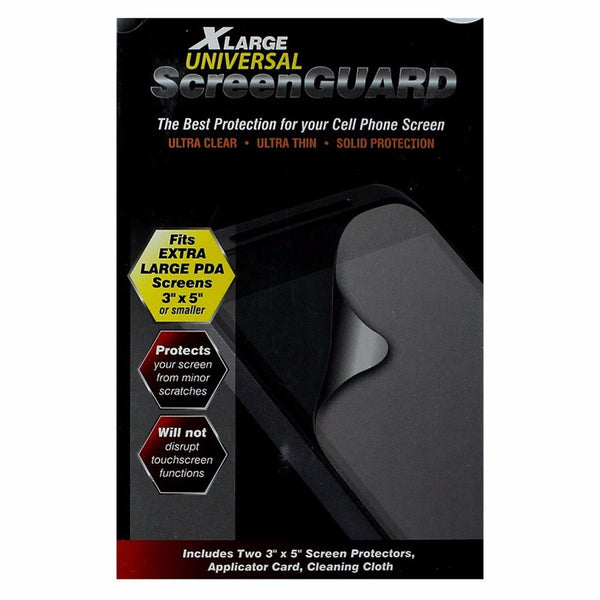 Universal Extra Large (3x5-inch) Screen Protector - Clear Transparent - ScreenGuard - Simple Cell Shop, Free shipping from Maryland!