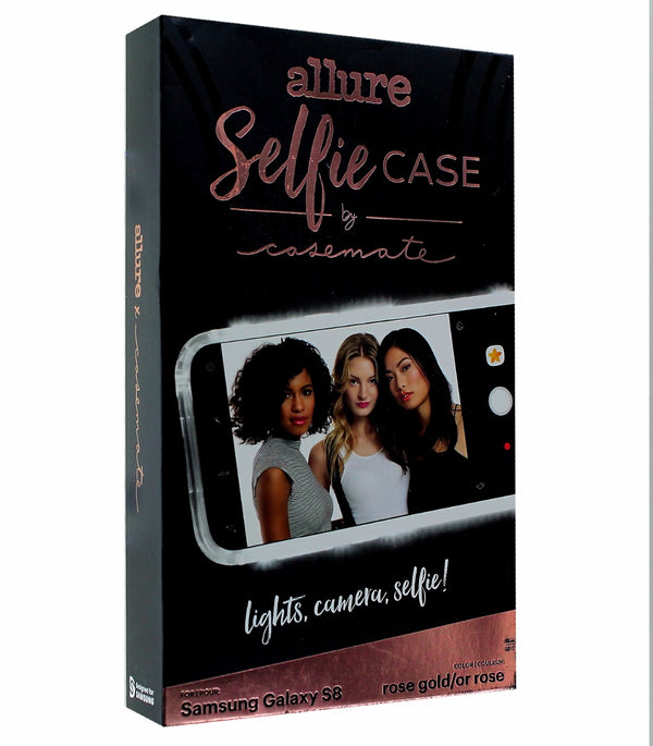 Case-Mate Allure LED Selfie Light Case for Samsung Galaxy S8 - Pink Rose Gold - Case-Mate - Simple Cell Shop, Free shipping from Maryland!