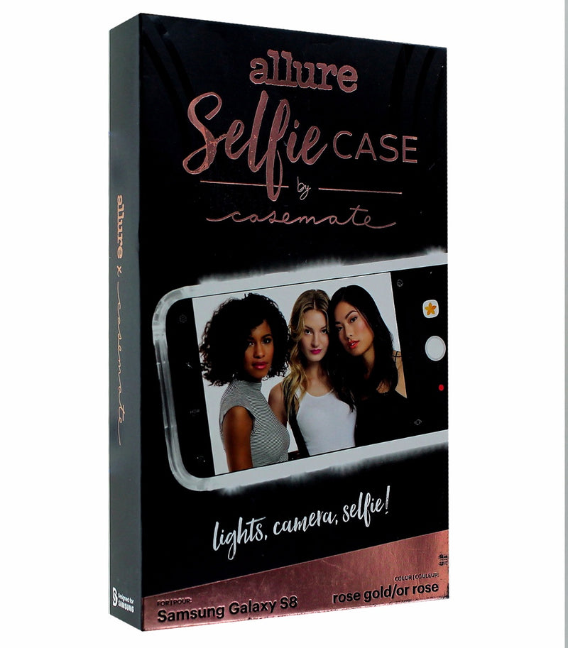 Case-Mate Allure LED Selfie Light Case for Samsung Galaxy S8 - Pink Rose Gold - Case-Mate - Simple Cell Shop, Free shipping from Maryland!
