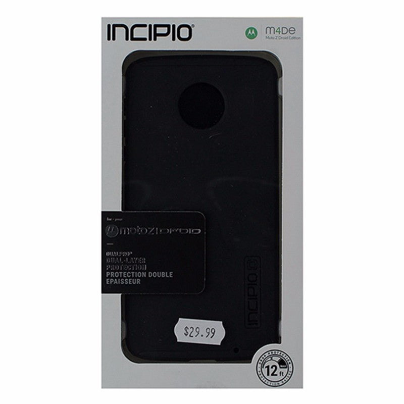 Incipio DualPro Series Dual Layer Case Motorola Moto Z Droid Edition Matte Black - Incipio - Simple Cell Shop, Free shipping from Maryland!