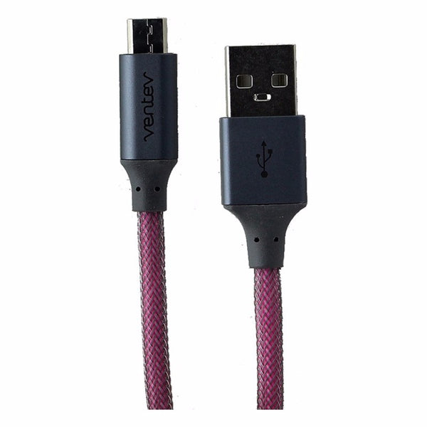 Ventev (523386)  4Ft  ChargeSync Cable for Micro USB Devices - Magenta / Gray - Ventev - Simple Cell Shop, Free shipping from Maryland!