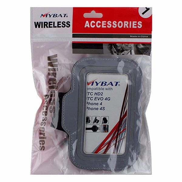 MyBat Workout Armband for Small Smartphones like iPhones SE and 4s  - All Gray - MyBat - Simple Cell Shop, Free shipping from Maryland!