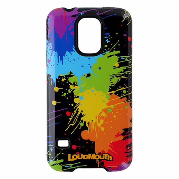 M-Edge LoudMouth Hybrid Case for Samsung Galaxy S5 - Black / Neon Paint - M-Edge - Simple Cell Shop, Free shipping from Maryland!