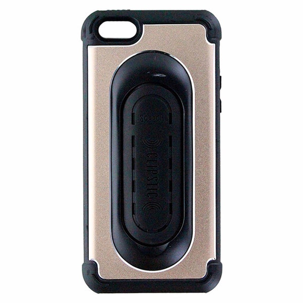 Scooch Clipstic Pro 4 in 1 Case for iPhone 5/5s/SE - Dull Gold / Black - Scooch - Simple Cell Shop, Free shipping from Maryland!
