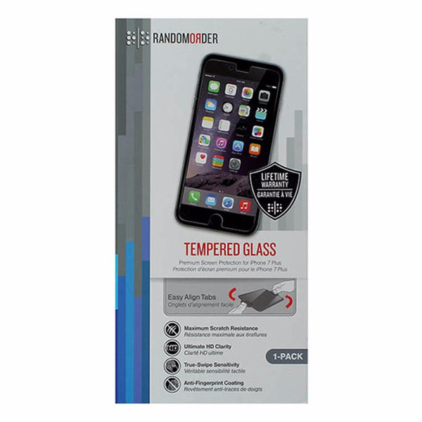 Random Order Tempered Glass Screen Protector for iPhone 7 Plus - Clear - Random Order - Simple Cell Shop, Free shipping from Maryland!