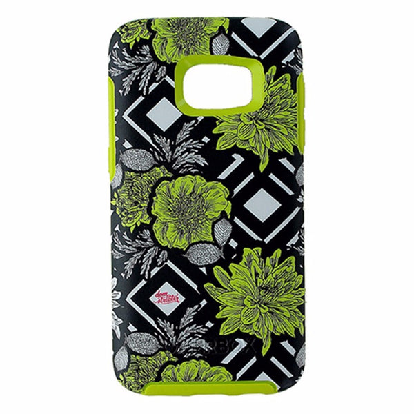 OtterBox Symmetry Series Case for Samsung Galaxy S7 - Black / Lime Green Flowers - OtterBox - Simple Cell Shop, Free shipping from Maryland!