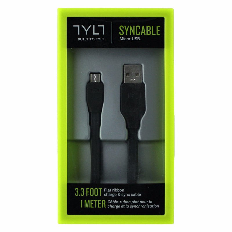 TYLT (MIC-DATA1MBK -T)  3.3Ft Charge & Sync Cable for Micro USB Devices - Black - TYLT - Simple Cell Shop, Free shipping from Maryland!