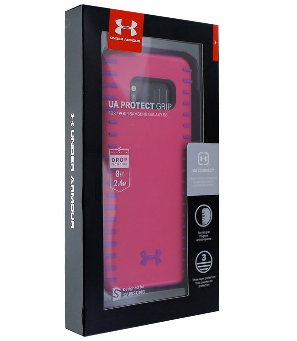 Under Armour Grip Series Hybrid Case for Samsung Galaxy S8 - Pink/Purple - Under Armour - Simple Cell Shop, Free shipping from Maryland!