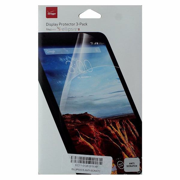 Verizon Accessories Display Protector 3 Pack for Verizon Ellipsis 8 - Clear - Verizon - Simple Cell Shop, Free shipping from Maryland!