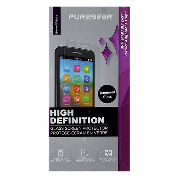 PureGear High Definition Tempered Glass Screen Protector for iPhone 5/s/c/se - PureGear - Simple Cell Shop, Free shipping from Maryland!