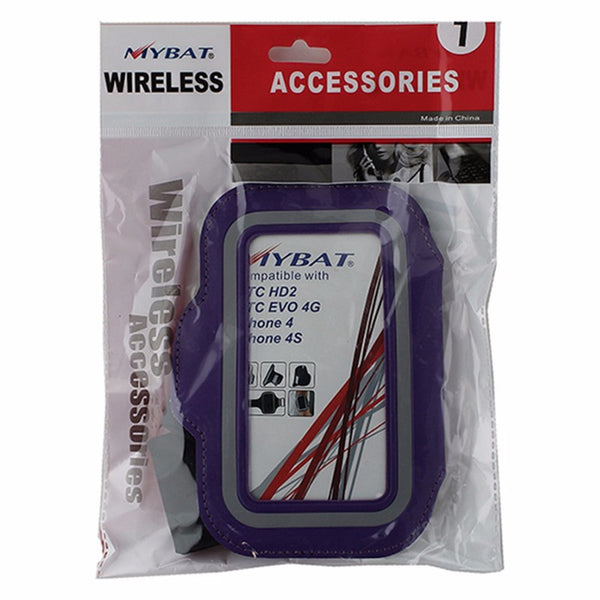 MyBat Workout Armband for HTC HD2 / Evo 4G / iPhones 4 and 5 - Pink / Black - MyBat - Simple Cell Shop, Free shipping from Maryland!