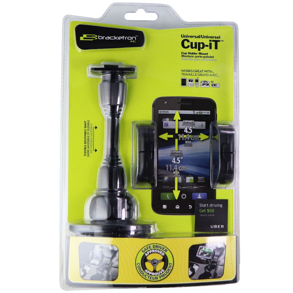 Bracketron Universal Cup-iT Cup Holder Mount Phone Cradle (UCH-101-BL) - Bracketron - Simple Cell Shop, Free shipping from Maryland!