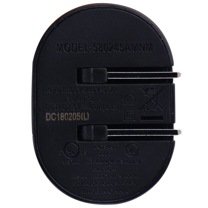 Verizon 24W (5V-4.8A) Dual USB Port Wall Charger Adapter (580245AMNM) - Black - Verizon - Simple Cell Shop, Free shipping from Maryland!
